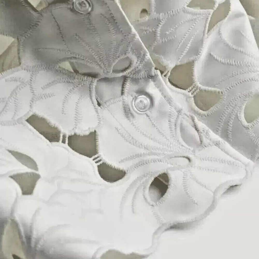 H&M Satin Eyelet Shirt—Rare/Sold Out! - Picture 5 of 7